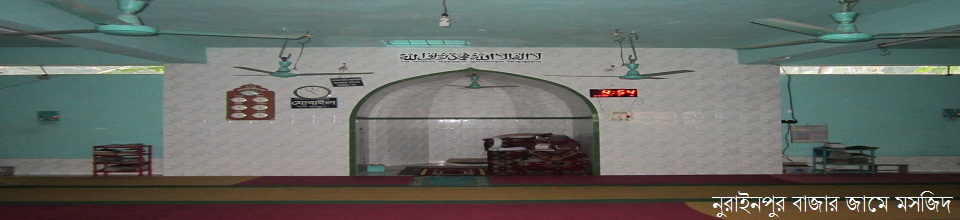 ব্যানার নুরাইনপুর বাজার জামে মসজিদ  